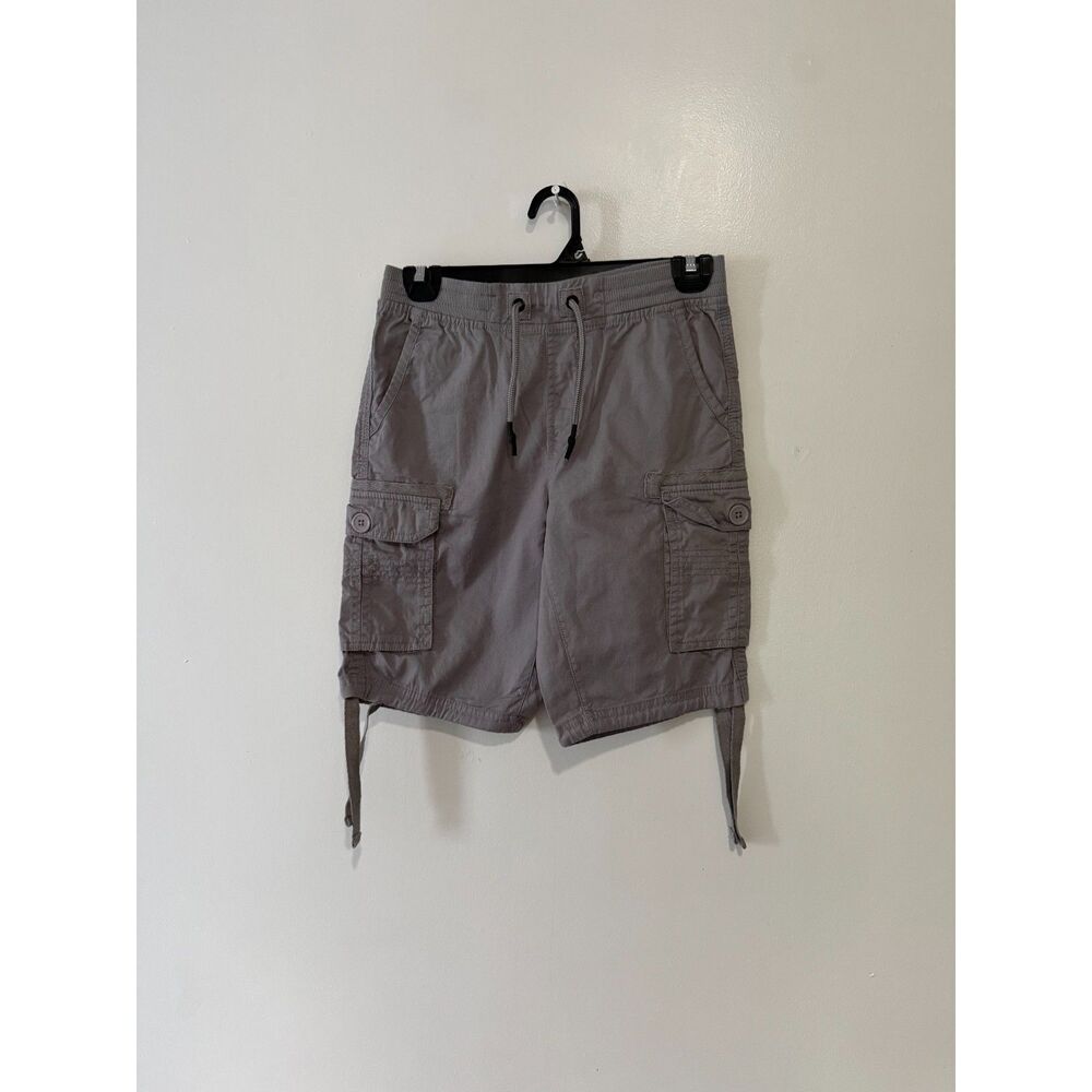 Encrypted Grey Cargo Shorts Size XL Boys